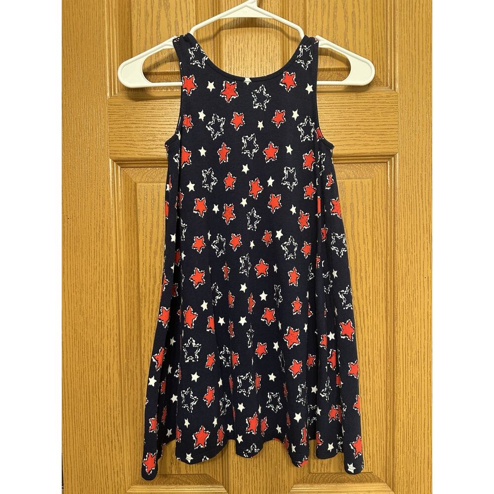 Tommy Bahama Girl Sundress 4th July USA Stars Size 8